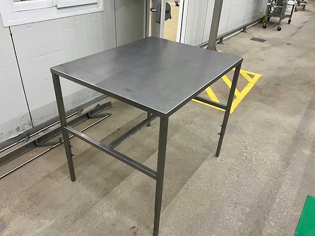 Rvs werktafel (2x) - afbeelding 1 van  4