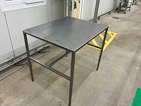 Rvs werktafel (2x) - afbeelding 1 van  4