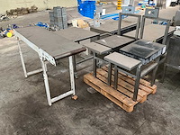 Rvs werktafel (3x) - afbeelding 1 van  7