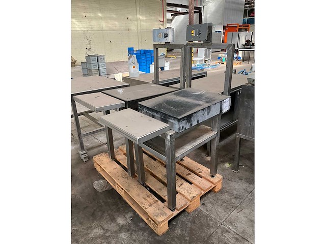 Rvs werktafel (3x) - afbeelding 2 van  7