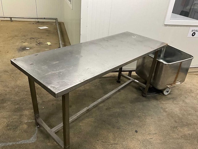 Rvs werktafel (3x) - afbeelding 2 van  6