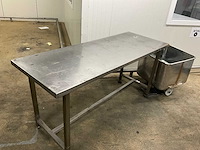 Rvs werktafel (3x) - afbeelding 2 van  6