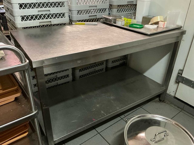 Rvs werktafel (3x) - afbeelding 3 van  4