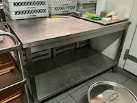 Rvs werktafel (3x) - afbeelding 3 van  4