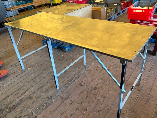 Rvs werktafel (7x) - afbeelding 2 van  5