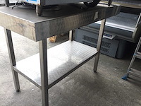 Rvs werktafel afdruiptafel - afbeelding 1 van  1