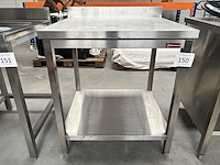 Rvs werktafel diamond