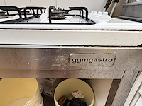 Rvs werktafel ggm gastro met gasvuur - afbeelding 3 van  3