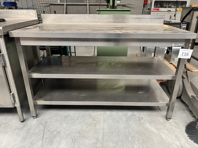 Rvs werktafel mareno - afbeelding 1 van  5