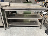 Rvs werktafel mareno