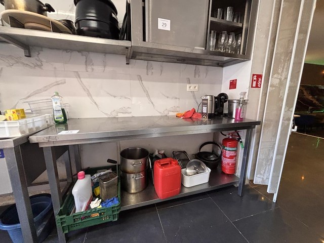 Rvs werktafel maxima - afbeelding 1 van  2