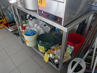 Rvs werktafel met bodemschap - afbeelding 2 van  2