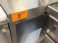 Rvs werktafel met bodemschap