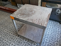 Rvs werktafel met bodemschap - afbeelding 3 van  4
