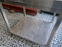 Rvs werktafel met bodemschap - afbeelding 4 van  4