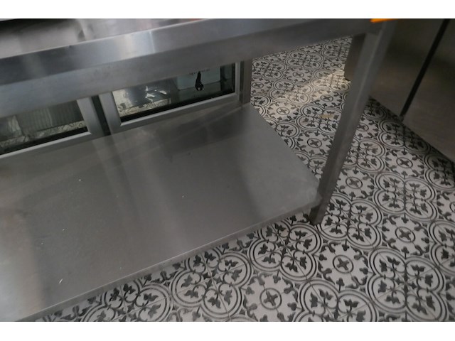 Rvs werktafel met bodemschap - afbeelding 4 van  4