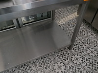 Rvs werktafel met bodemschap - afbeelding 4 van  4