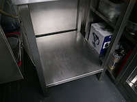 Rvs werktafel met bodemschap - afbeelding 3 van  3