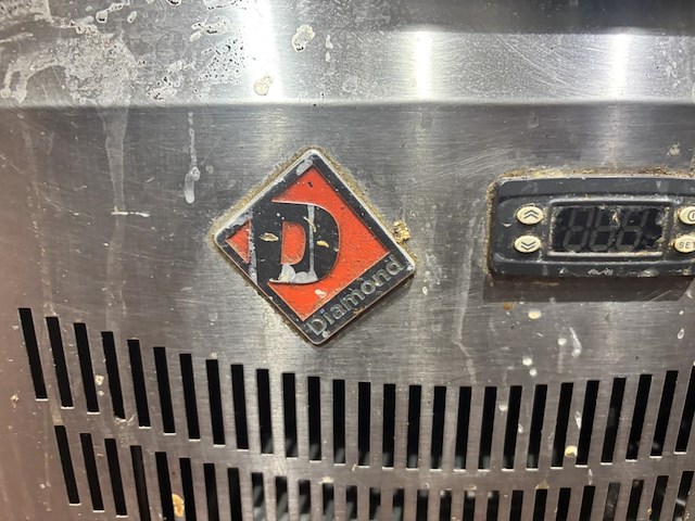 Rvs werktafel met koelin diamond - afbeelding 2 van  4