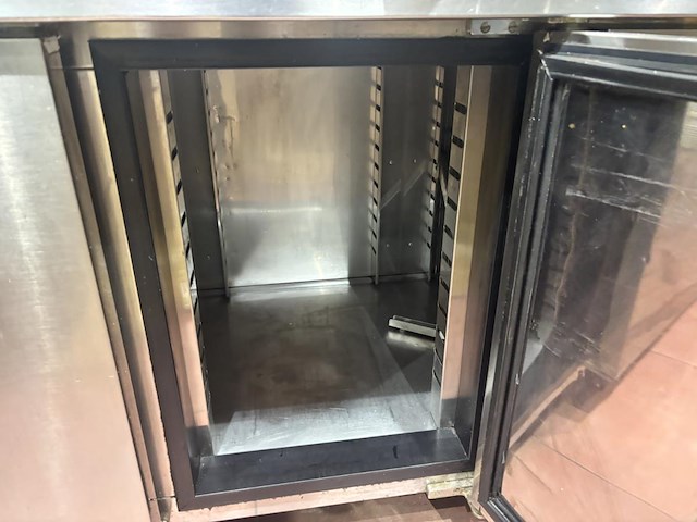 Rvs werktafel met koelin diamond - afbeelding 4 van  4