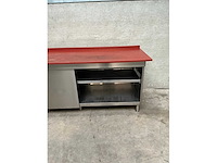 Rvs werktafel met kunststof snijblad - afbeelding 3 van  3