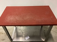 Rvs werktafel met teflon blad rvs werktafel - afbeelding 2 van  2