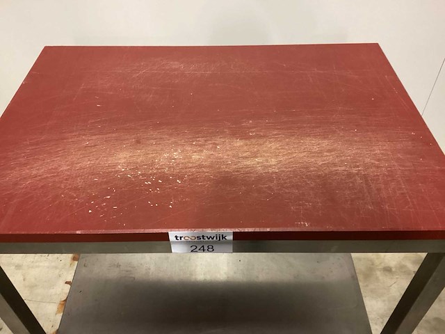 Rvs werktafel met teflon blad rvs werktafel - afbeelding 2 van  2