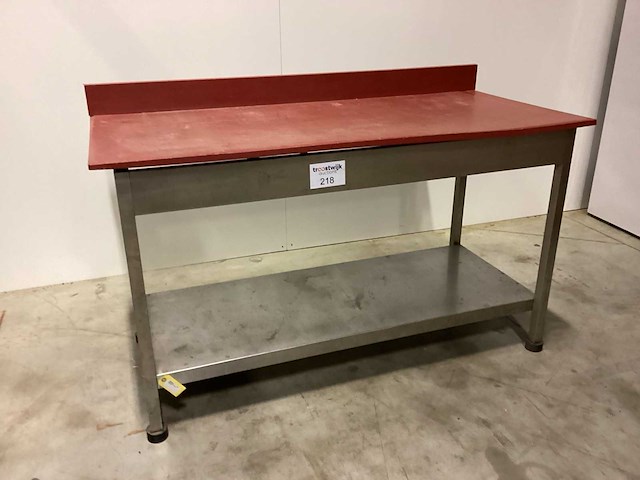 Rvs werktafel met teflon blad rvs werktafel - afbeelding 2 van  2