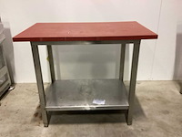 Rvs werktafel met teflon blad rvs werktafel - afbeelding 2 van  2