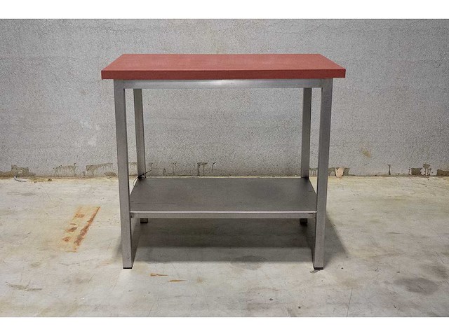 Rvs werktafel met teflon blad - afbeelding 1 van  3