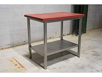 Rvs werktafel met teflon blad - afbeelding 2 van  3