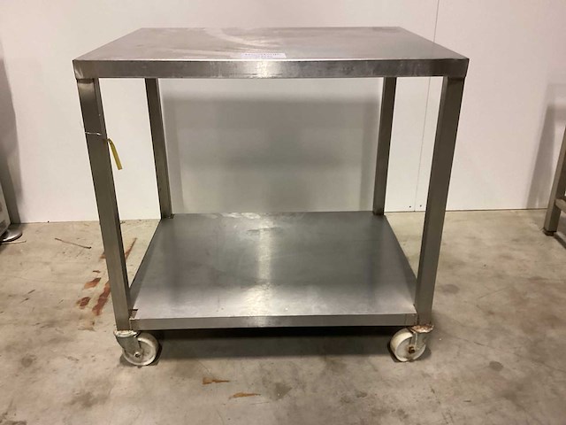 Rvs werktafel op wielen rvs werktafel - afbeelding 2 van  2