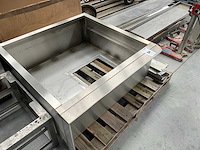 Rvs werktafel + partij legborden - afbeelding 4 van  4