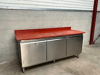 Rvs werktafel snijtafel - afbeelding 1 van  4