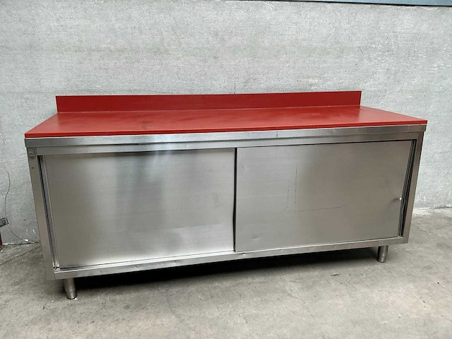 Rvs werktafel snijtafel - afbeelding 1 van  3