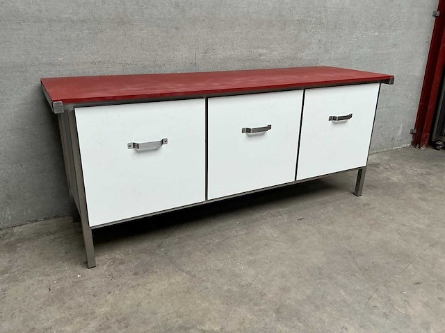 Rvs werktafel snijtafel - afbeelding 1 van  4