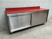 Rvs werktafel snijtafel - afbeelding 1 van  5