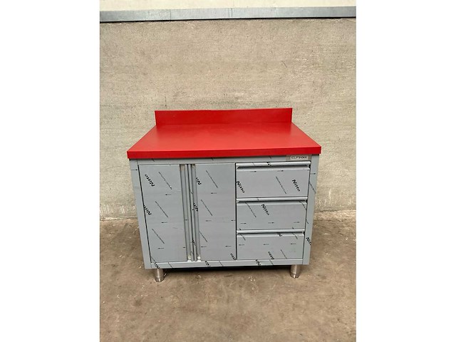 Rvs werktafel snijtafel - afbeelding 1 van  3