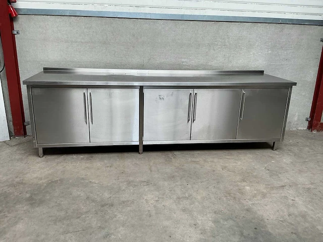 Rvs werktafel werkkast - afbeelding 2 van  5