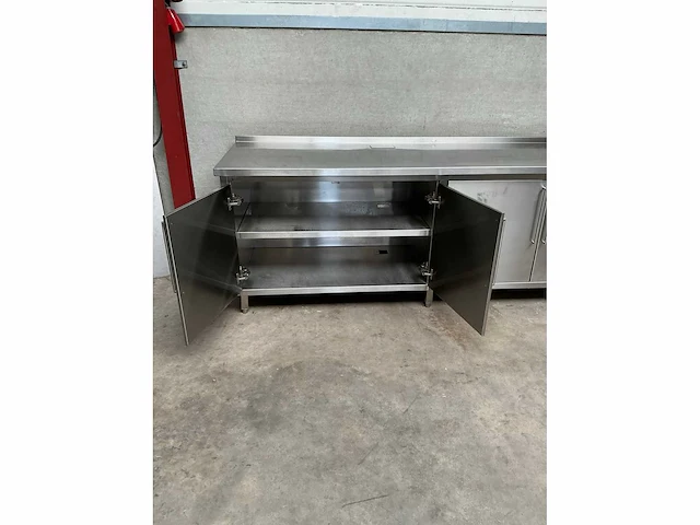 Rvs werktafel werkkast - afbeelding 4 van  5