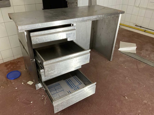Rvs werktafel - afbeelding 2 van  4
