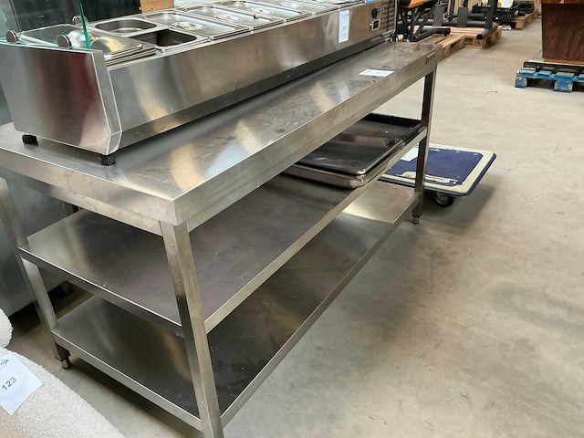 Rvs werktafel - afbeelding 1 van  3