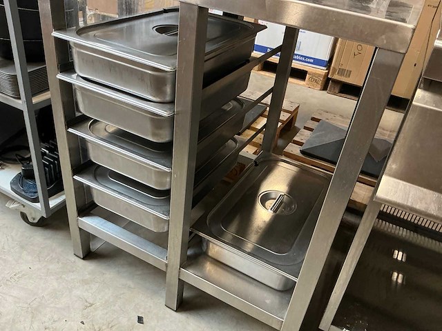 Rvs werktafel - afbeelding 3 van  4