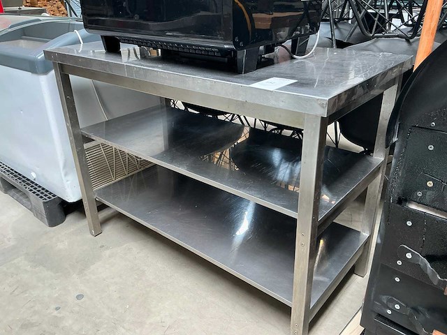 Rvs werktafel - afbeelding 2 van  3