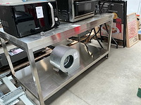 Rvs werktafel - afbeelding 1 van  3
