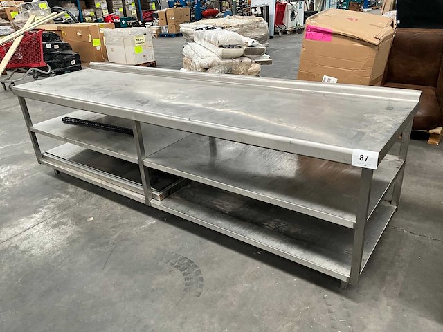 Rvs werktafel - afbeelding 1 van  7