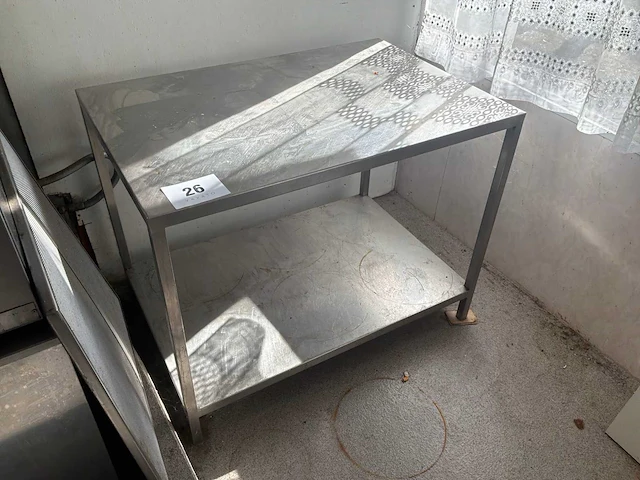 Rvs werktafel - afbeelding 1 van  3