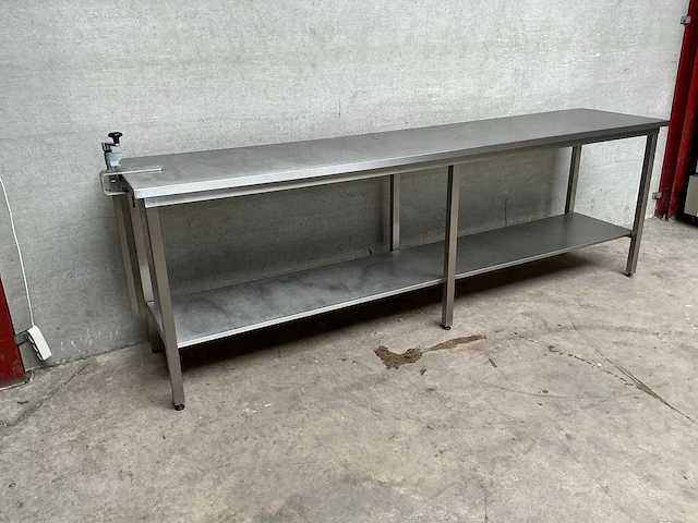 Rvs werktafel - afbeelding 1 van  4