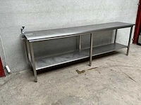Rvs werktafel
