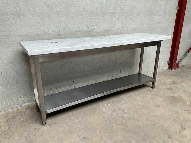 Rvs werktafel - afbeelding 1 van  5